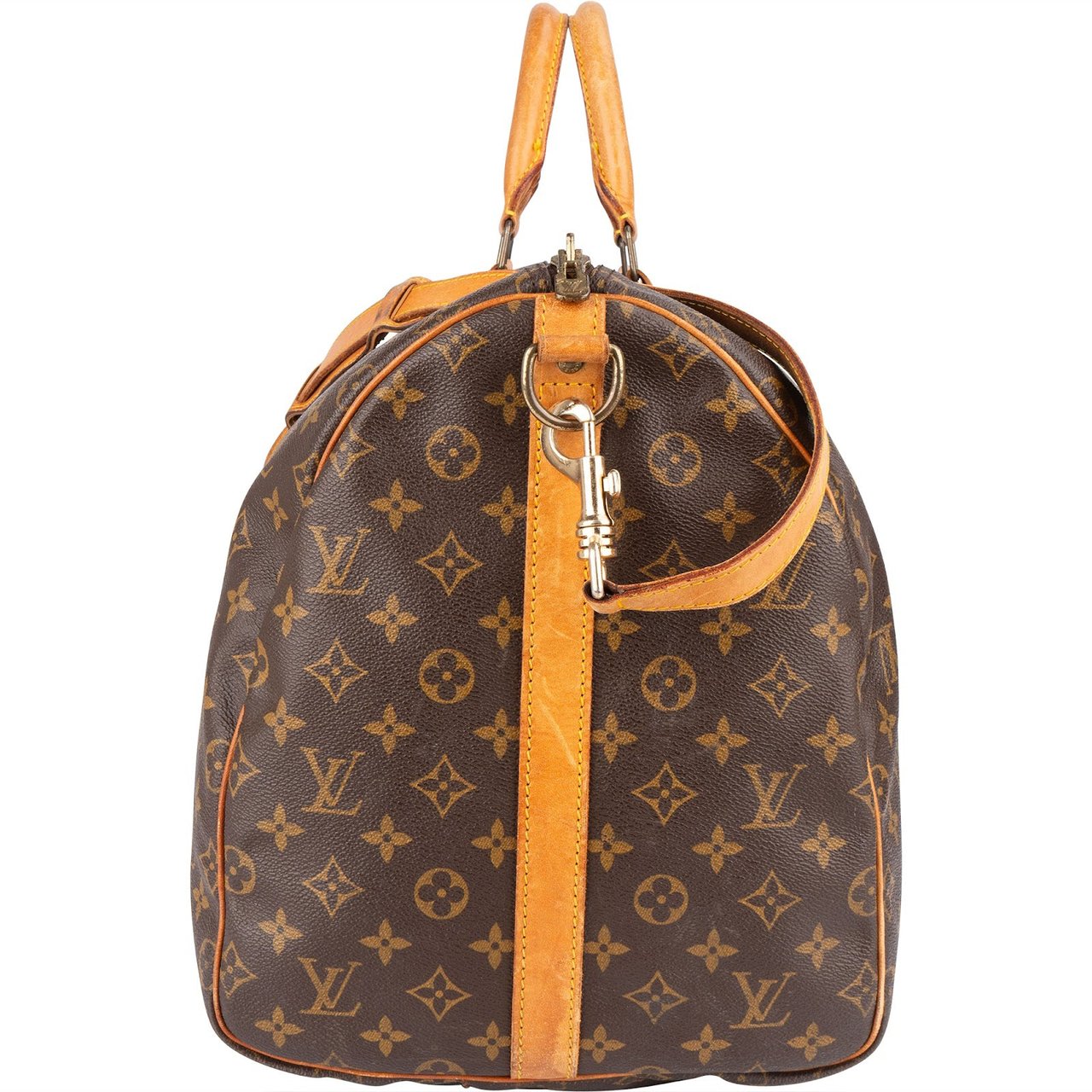 Louis Vuitton Louis Vuitton Monogram Canvas Keepall 55 Bandoulière Travel Bag Bruin