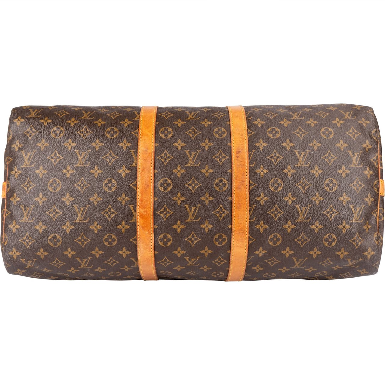 Louis Vuitton Louis Vuitton Monogram Canvas Keepall 55 Bandoulière Travel Bag Bruin