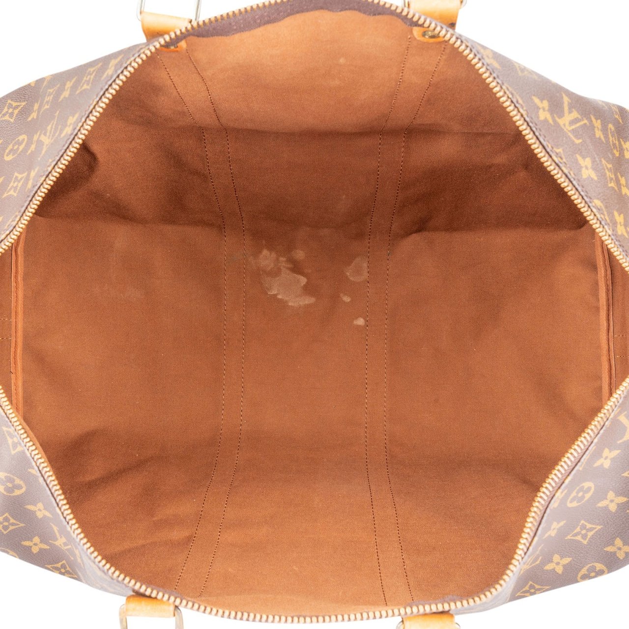 Louis Vuitton Louis Vuitton Monogram Canvas Keepall 55 Bandoulière Travel Bag Bruin