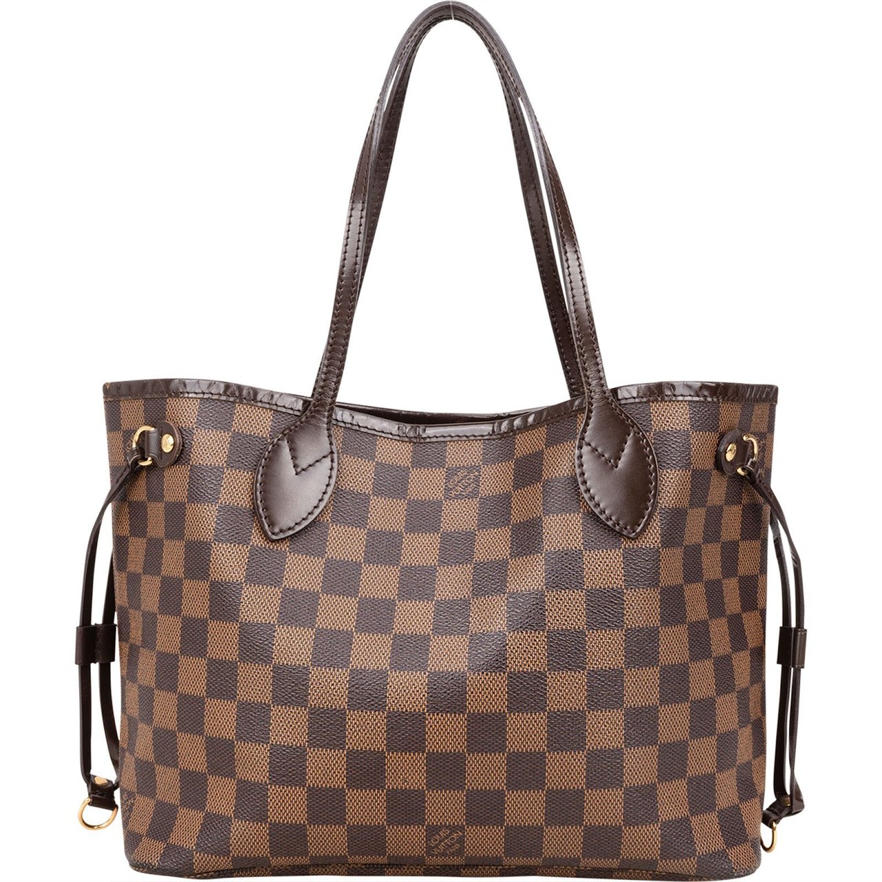 Louis Vuitton Louis Vuitton Monogram Damier Ebene Neverfull PM Shoulder Bag Bruin