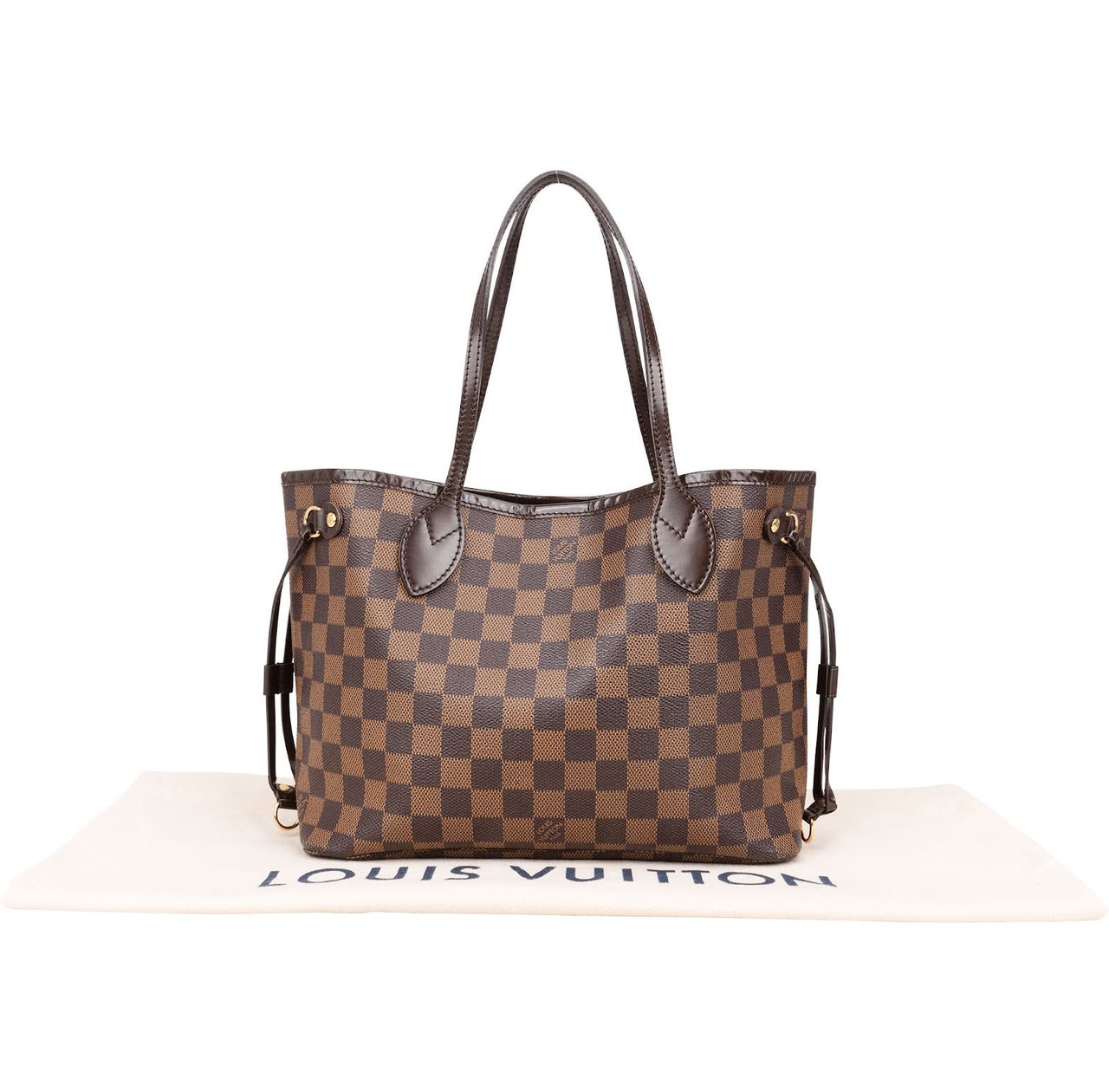Louis Vuitton Louis Vuitton Monogram Damier Ebene Neverfull PM Shoulder Bag Bruin