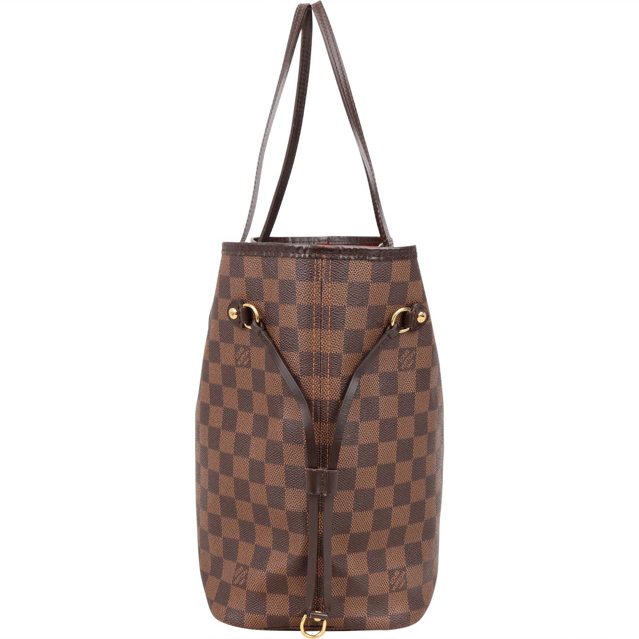 Louis Vuitton Louis Vuitton Monogram Damier Ebene Canvas Neverfull MM Shoulder Bag Bruin
