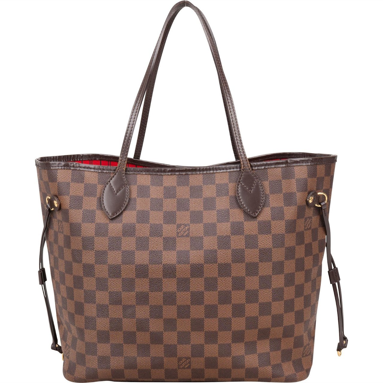 Louis Vuitton Louis Vuitton Monogram Damier Ebene Canvas Neverfull MM Shoulder Bag Bruin