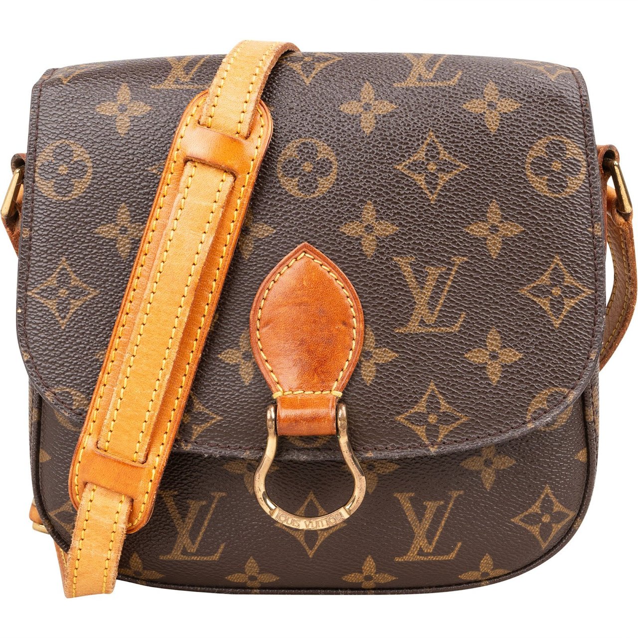 Louis Vuitton Louis Vuitton Monogram Canvas Saint Cloud MM Crossbody Bag Bruin