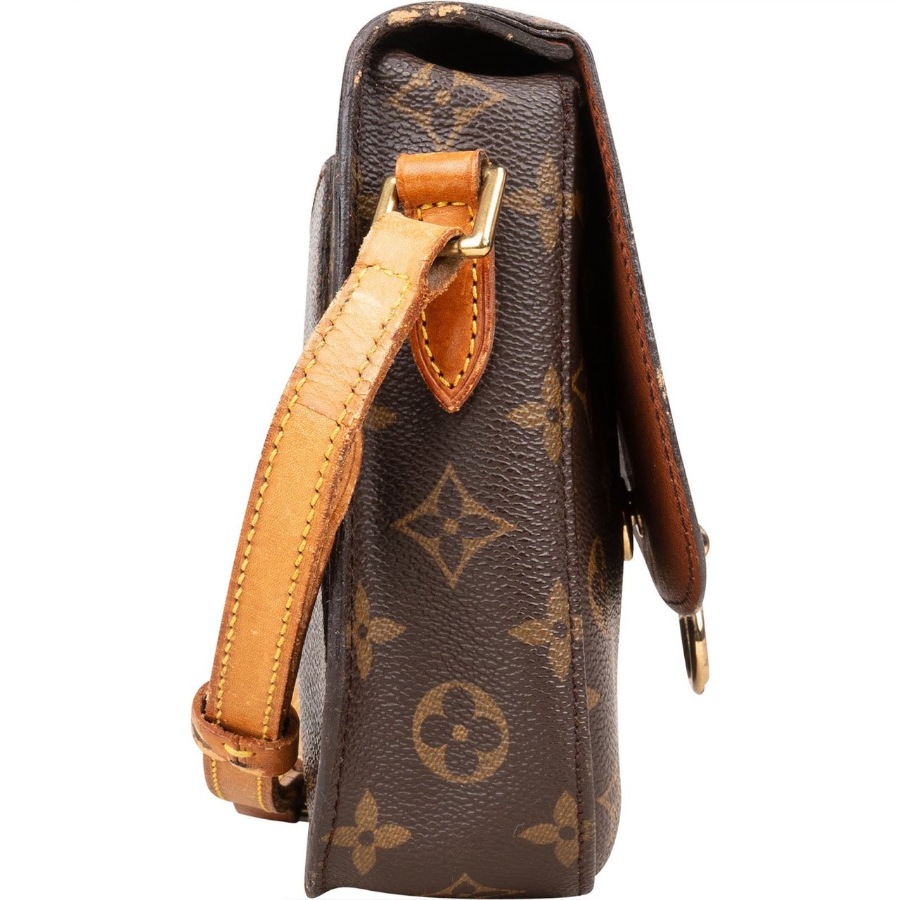 Louis Vuitton Louis Vuitton Monogram Canvas Saint Cloud MM Crossbody Bag Bruin