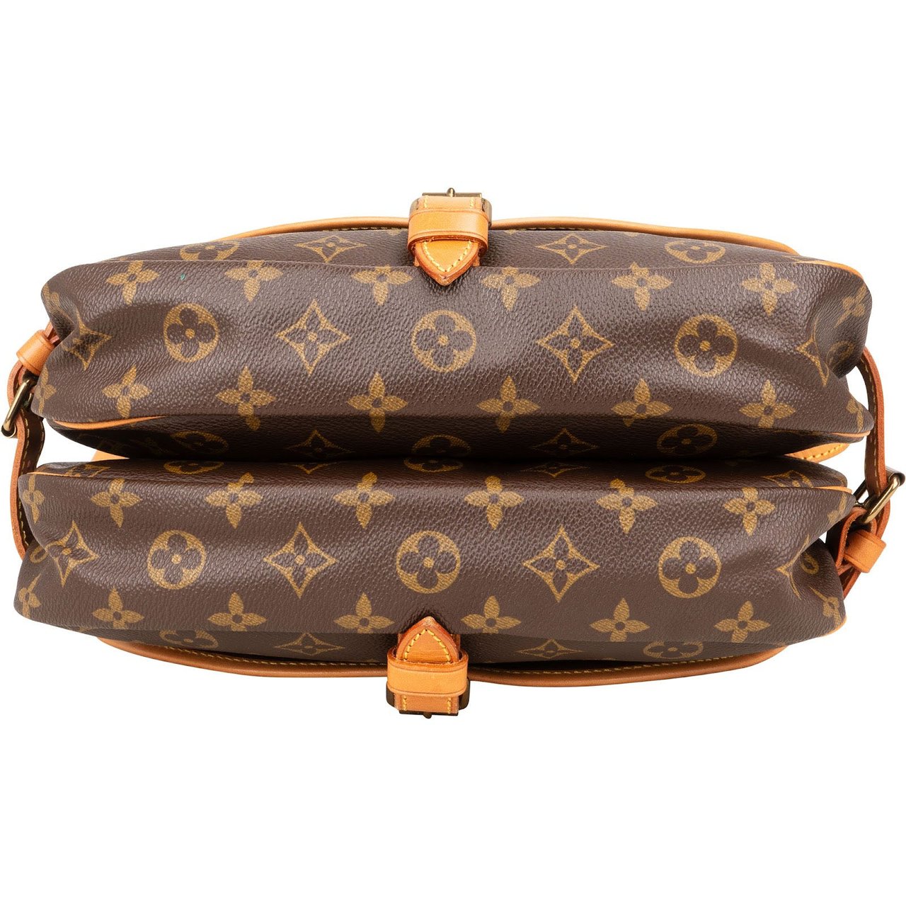 Louis Vuitton Louis Vuitton Monogram Canvas Saumur 30 Crossbody Bag Bruin