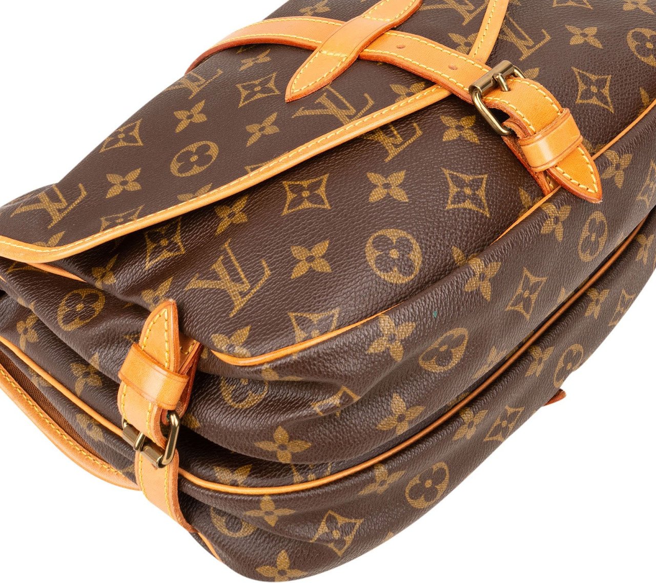 Louis Vuitton Louis Vuitton Monogram Canvas Saumur 30 Crossbody Bag Bruin