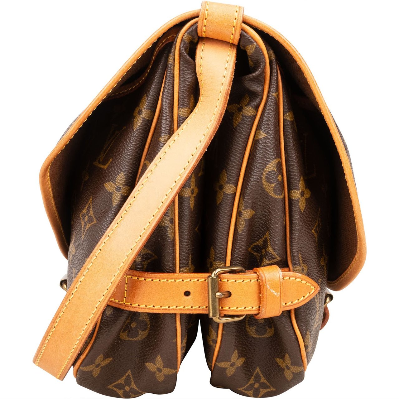 Louis Vuitton Louis Vuitton Monogram Canvas Saumur 30 Crossbody Bag Bruin