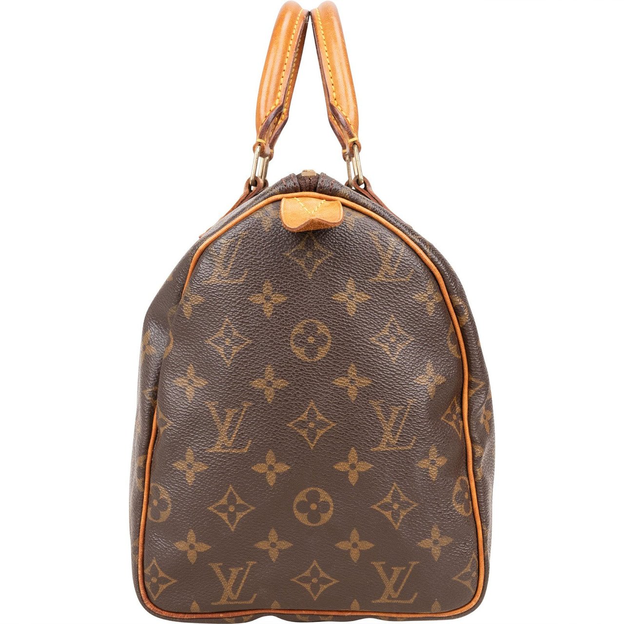 Louis Vuitton Louis Vuitton Monogram Canvas Speedy 30 Handbag Bruin