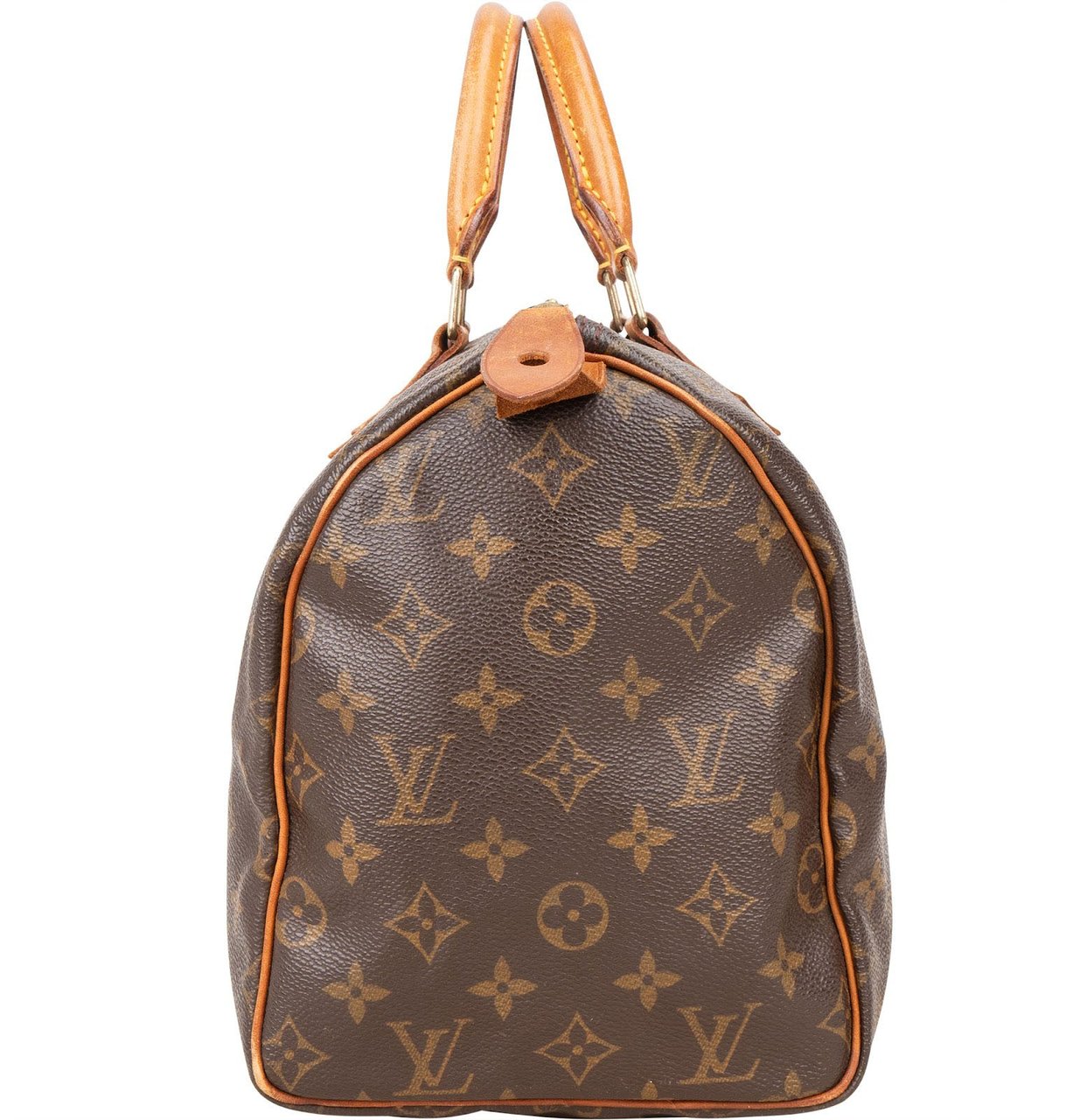 Louis Vuitton Louis Vuitton Monogram Canvas Speedy 30 Handbag Bruin