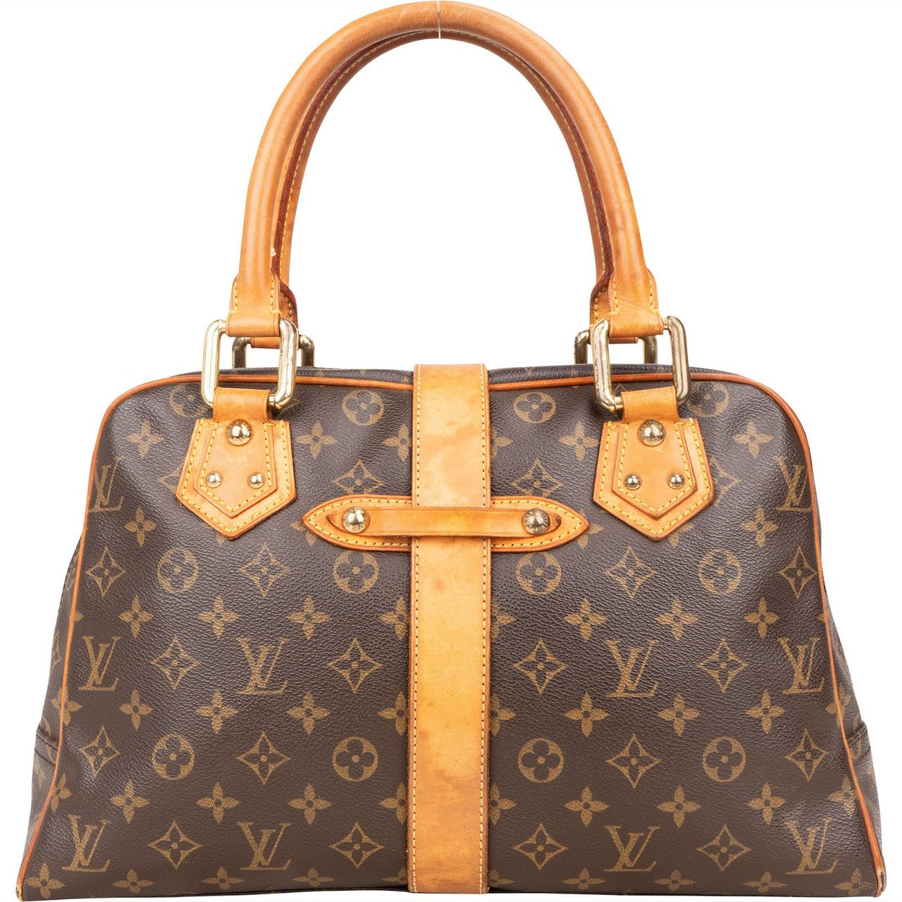 Louis Vuitton Louis Vuitton Monogram Canvas Manhattan GM Handbag Bruin