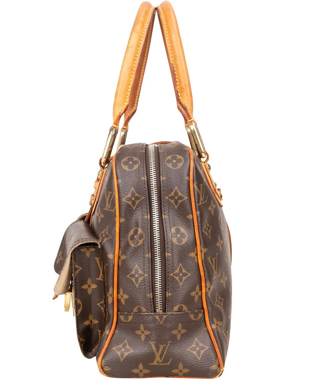 Louis Vuitton Louis Vuitton Monogram Canvas Manhattan GM Handbag Bruin