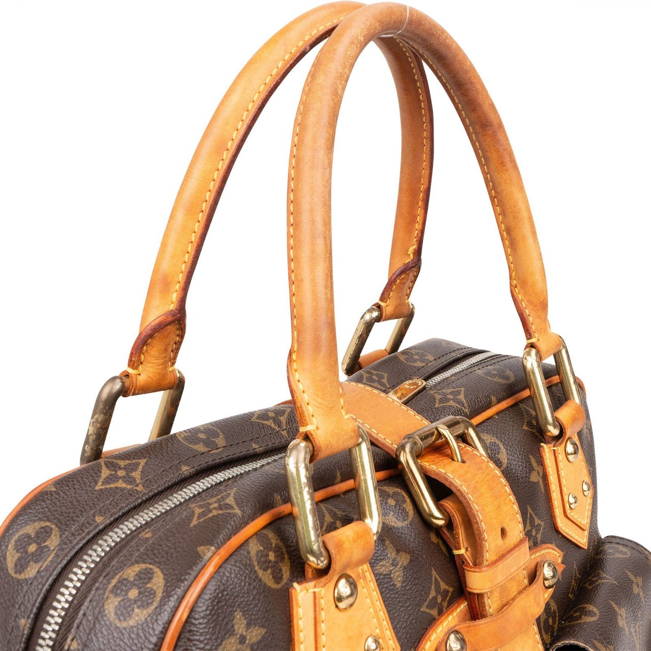 Louis Vuitton Louis Vuitton Monogram Canvas Manhattan GM Handbag Bruin