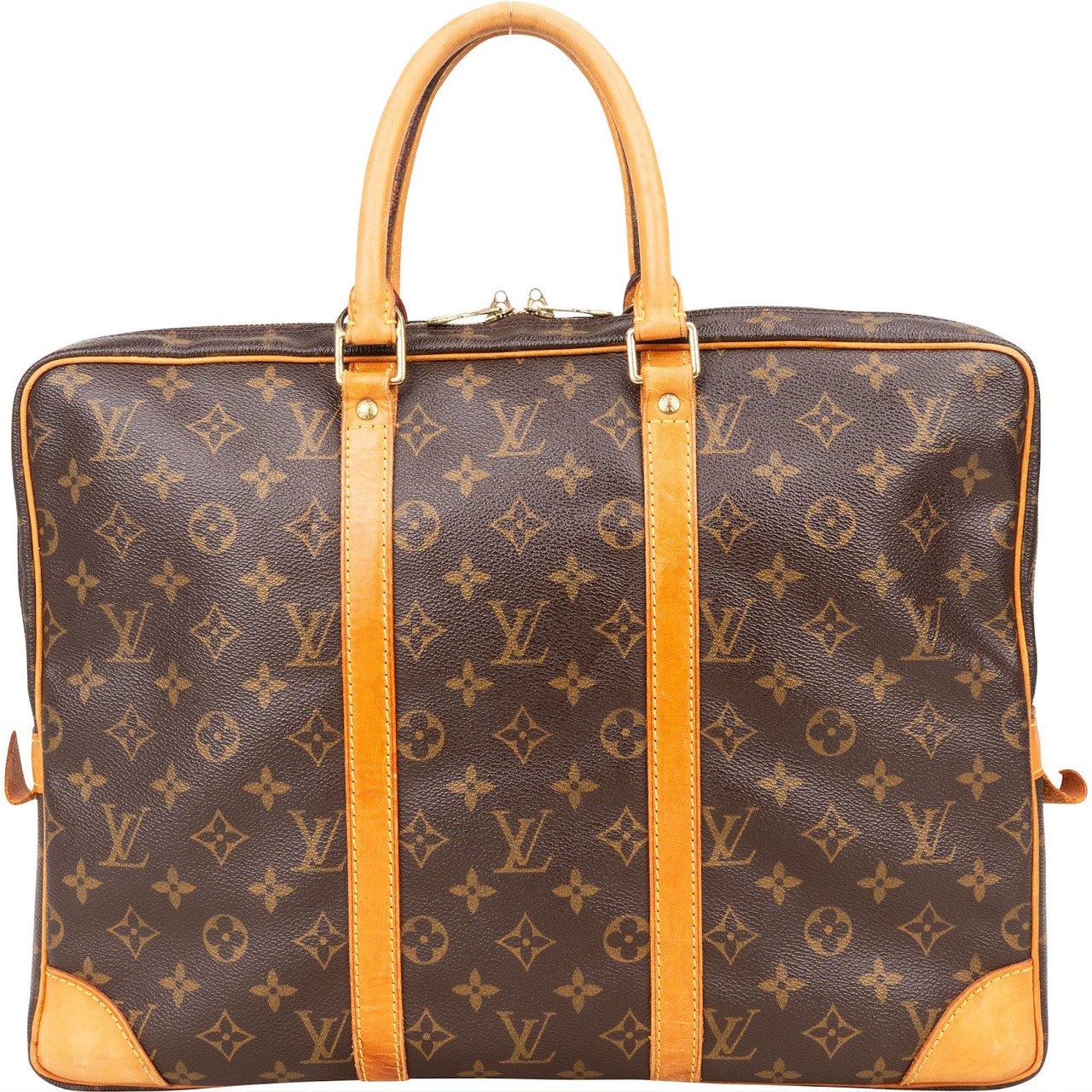 Louis Vuitton Louis Vuitton Monogram Canvas Porte Documents Business Handbag Bruin