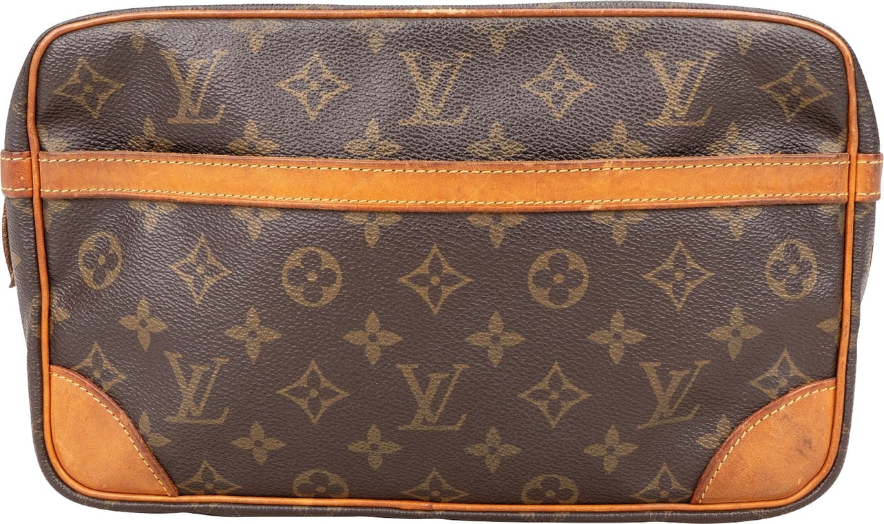 Louis Vuitton Louis Vuitton Canvas Monogram Compiegne 28 Clutch Bruin