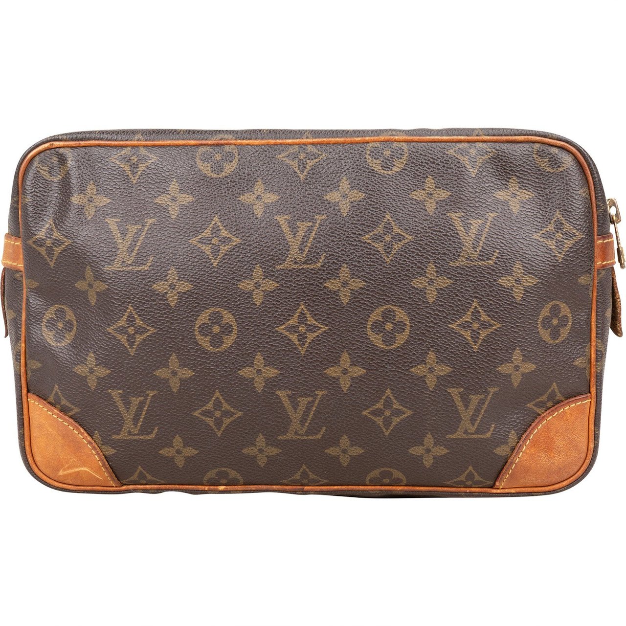 Louis Vuitton Louis Vuitton Canvas Monogram Compiegne 28 Clutch Bruin