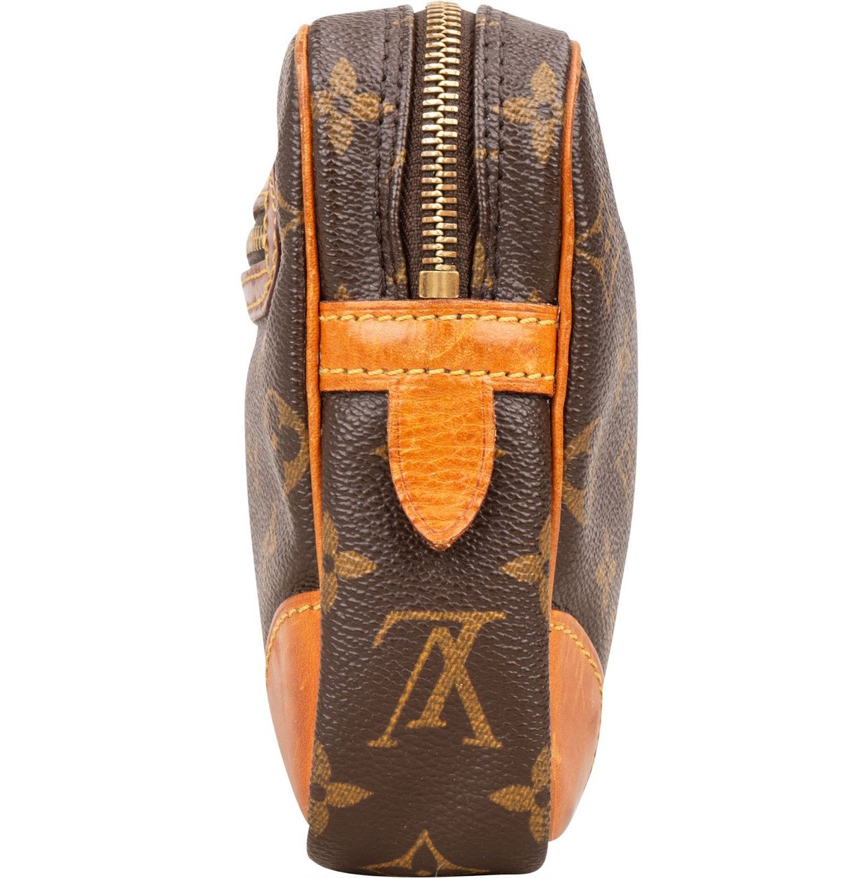 Louis Vuitton Louis Vuitton Canvas Monogram Marly Dragonne Clutch Bruin