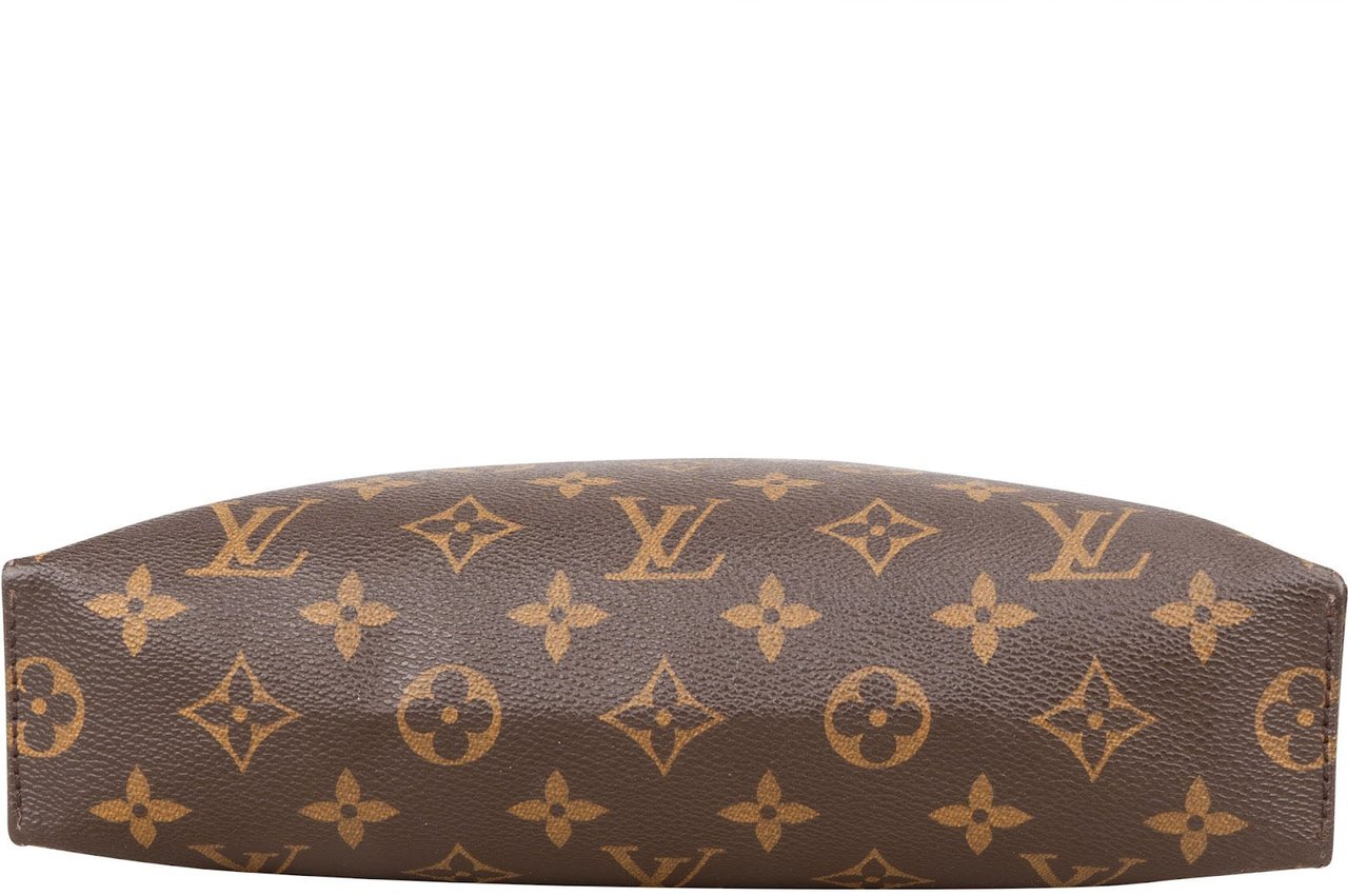 Louis Vuitton Louis Vuitton Canvas Monogram Poche Toilette 25 Clutch Bruin
