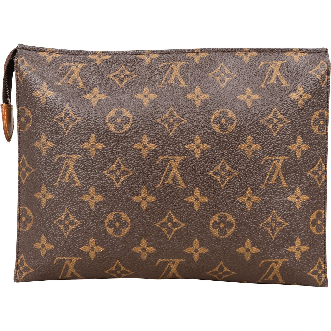Louis Vuitton Louis Vuitton Canvas Monogram Poche Toilette 25 Clutch Bruin