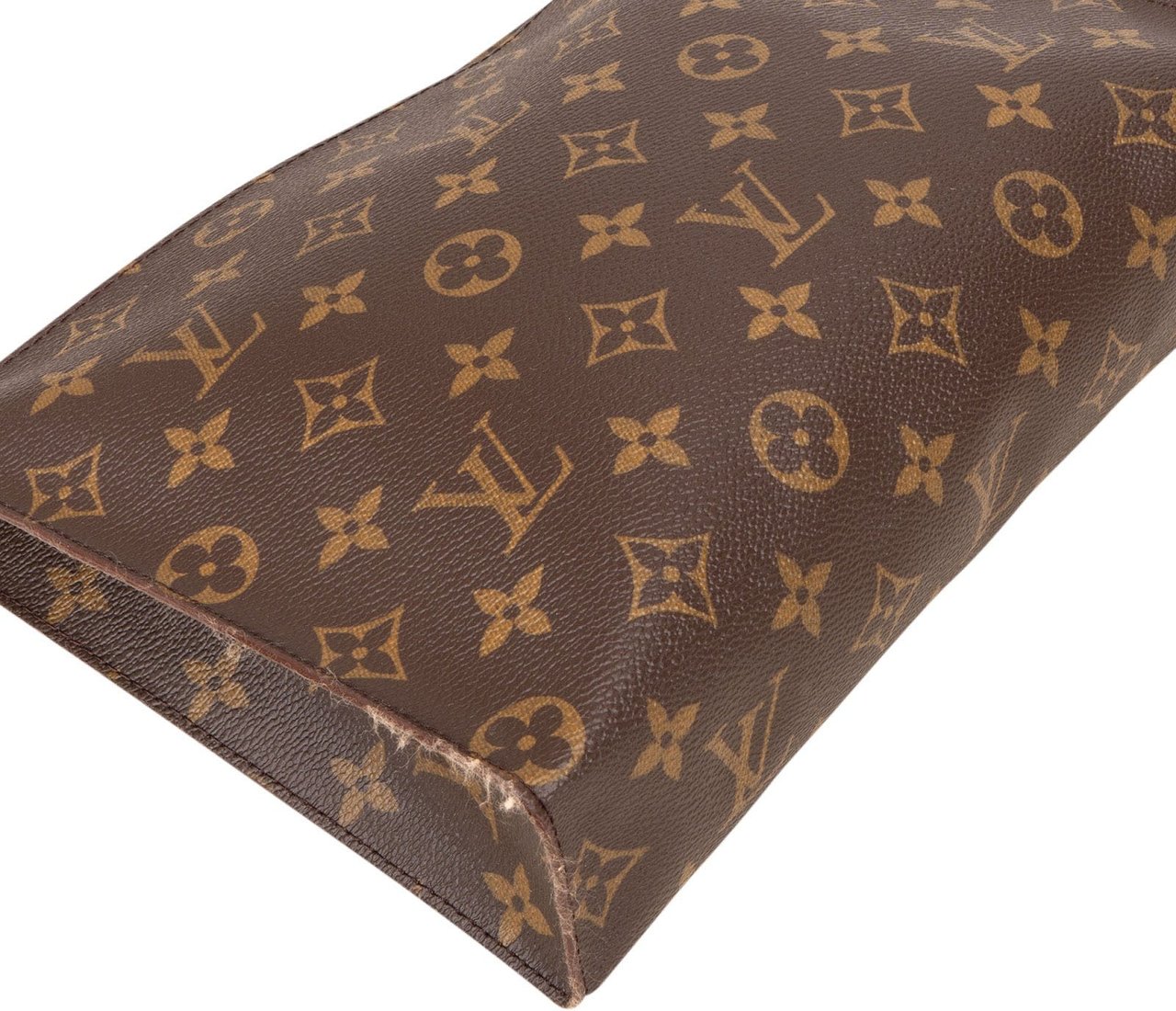 Louis Vuitton Louis Vuitton Canvas Monogram Poche Toilette 25 Clutch Bruin