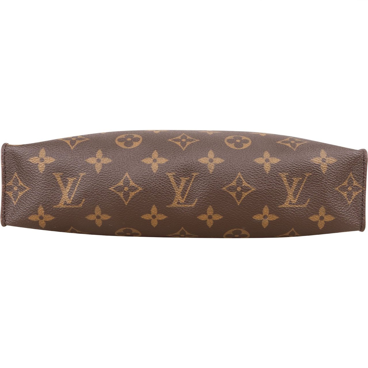 Louis Vuitton Louis Vuitton Canvas Monogram Poche Toilette 25 Clutch Bruin