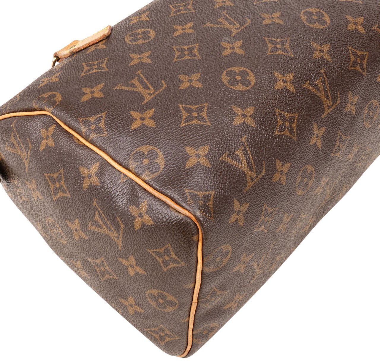 Louis Vuitton Louis Vuitton Monogram Canvas Speedy 25 Handbag Bruin