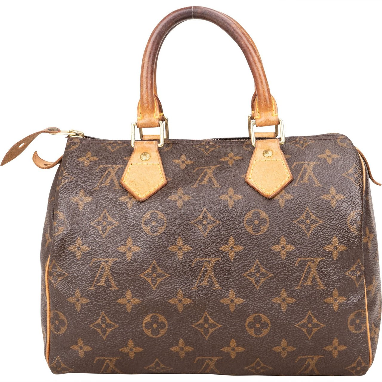 Louis Vuitton Louis Vuitton Monogram Canvas Speedy 25 Handbag Bruin