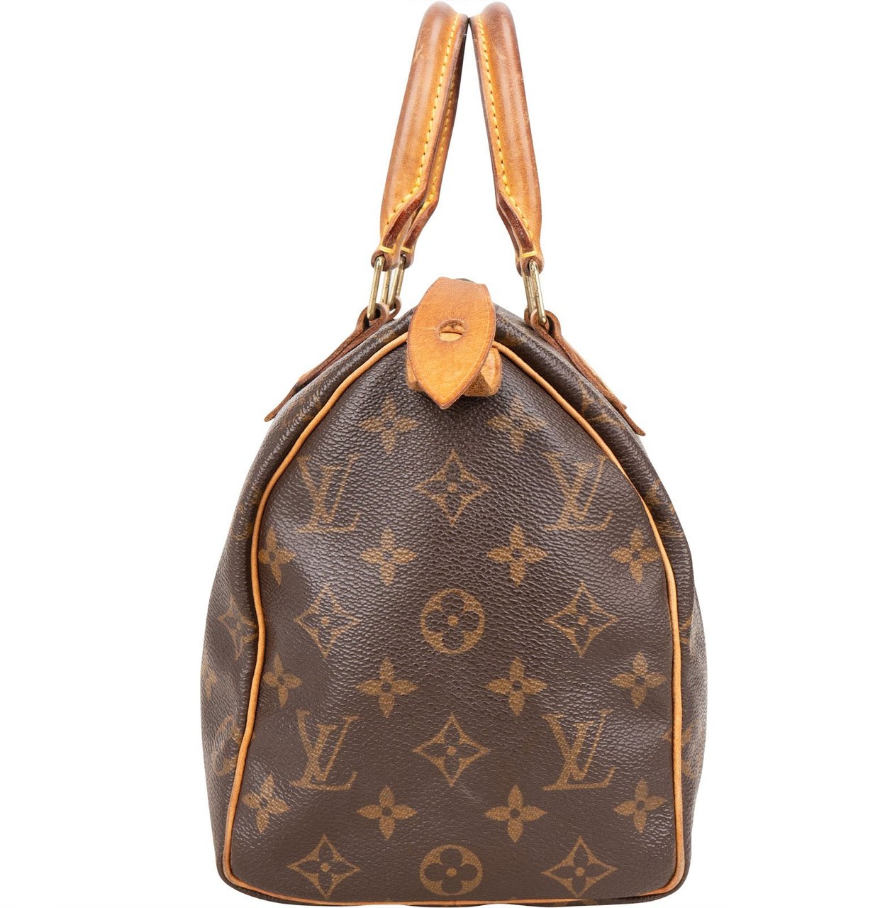 Louis Vuitton Louis Vuitton Monogram Canvas Speedy 25 Handbag Bruin