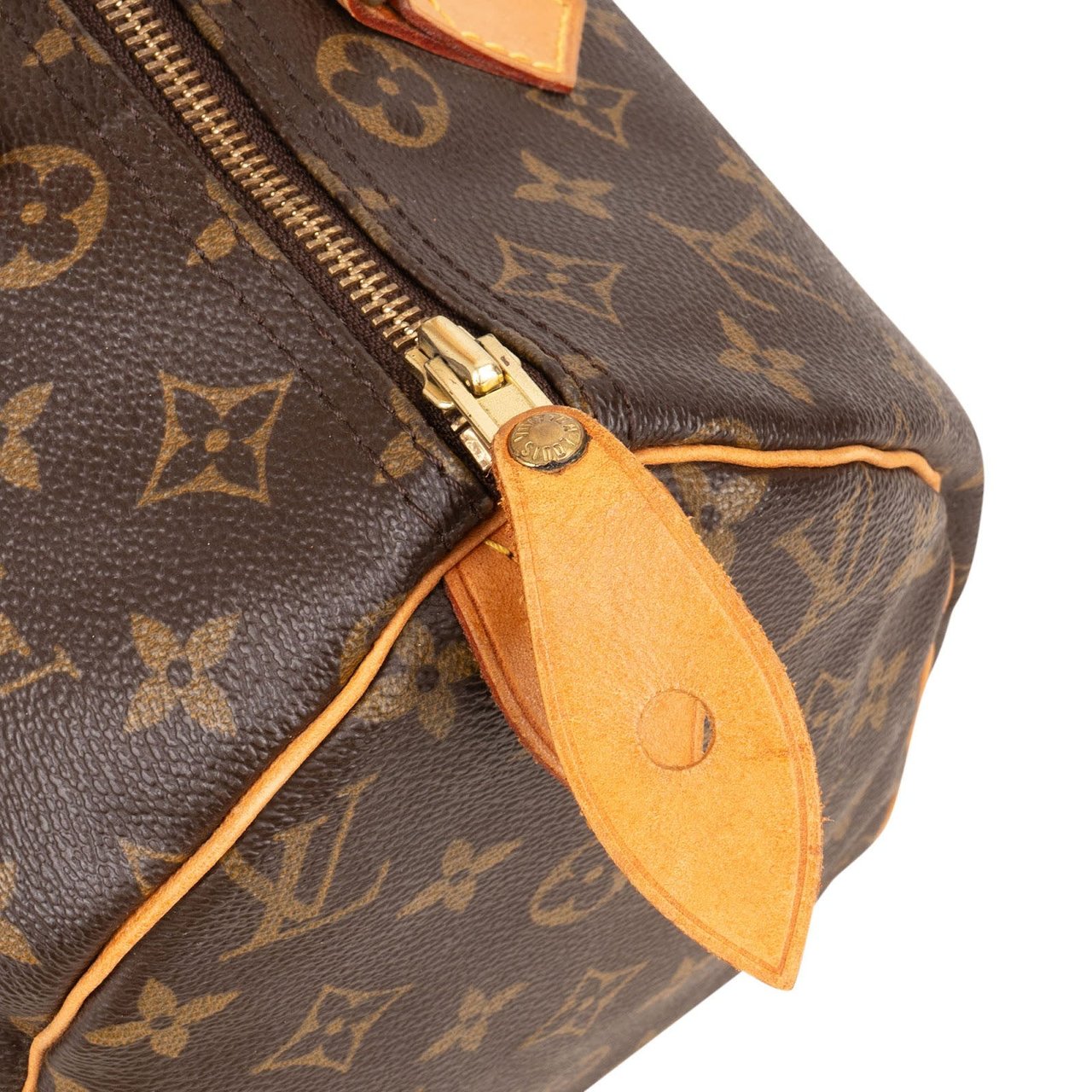 Louis Vuitton Louis Vuitton Monogram Canvas Speedy 30 Handbag Bruin