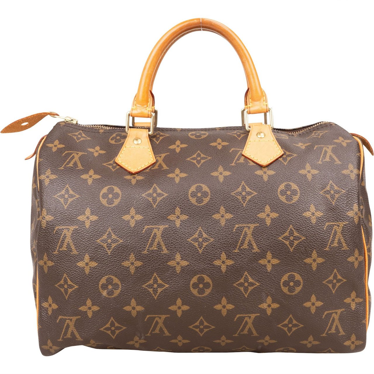 Louis Vuitton Louis Vuitton Monogram Canvas Speedy 30 Handbag Bruin