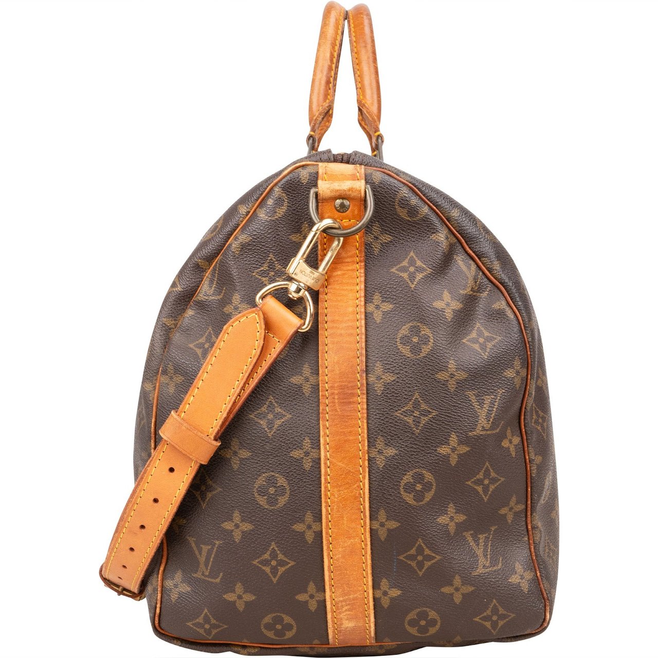 Louis Vuitton Louis Vuitton Monogram Canvas Keepall 50 Bandoulière Travel Bag Bruin