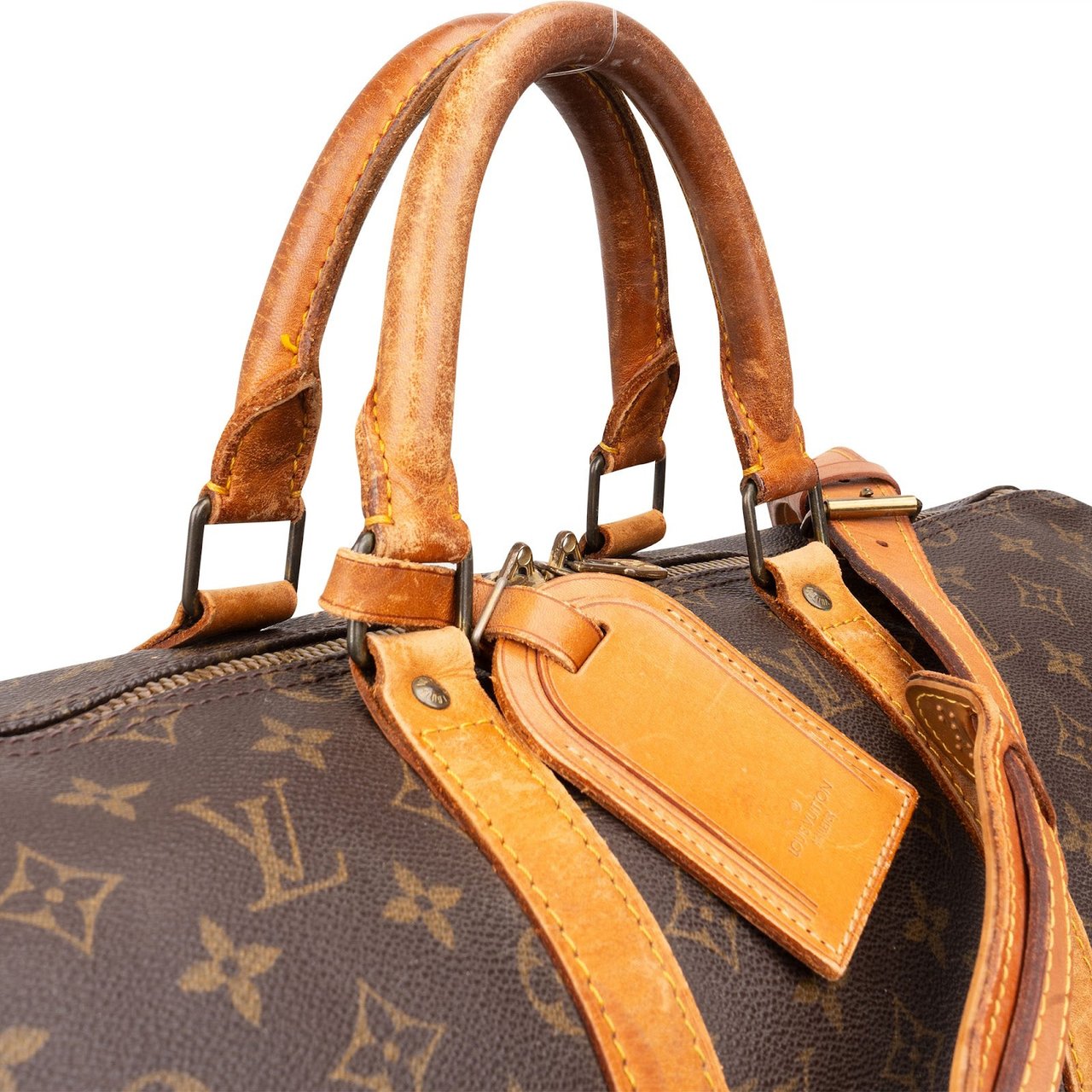 Louis Vuitton Louis Vuitton Monogram Canvas Keepall 50 Bandoulière Travel Bag Bruin