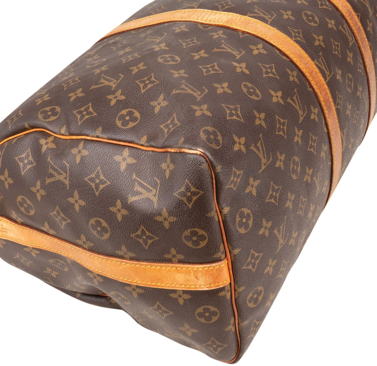 Louis Vuitton Louis Vuitton Monogram Canvas Keepall 50 Bandoulière Travel Bag Bruin