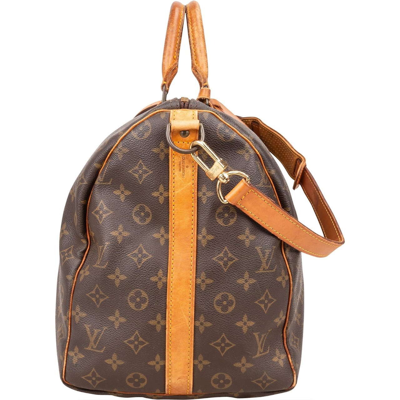 Louis Vuitton Louis Vuitton Monogram Canvas Keepall 50 Bandoulière Travel Bag Bruin