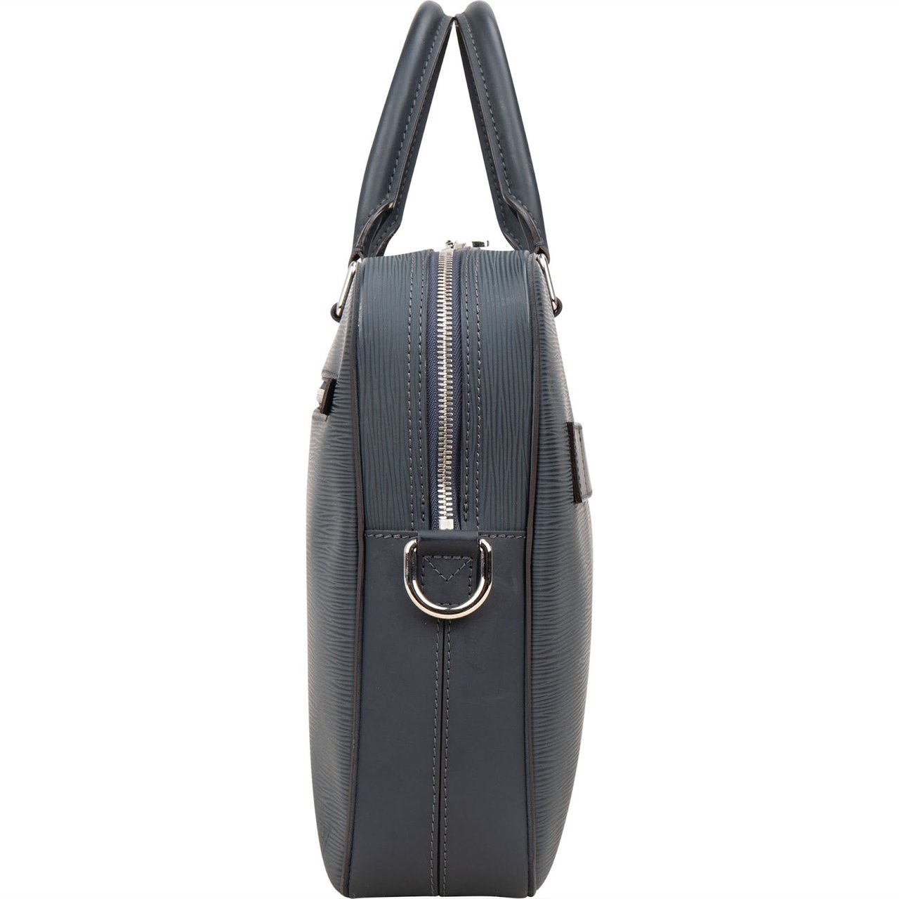 Louis Vuitton Louis Vuitton Blue Epi Leather Bassano Porte-Documents Voyage Handbag Blauw