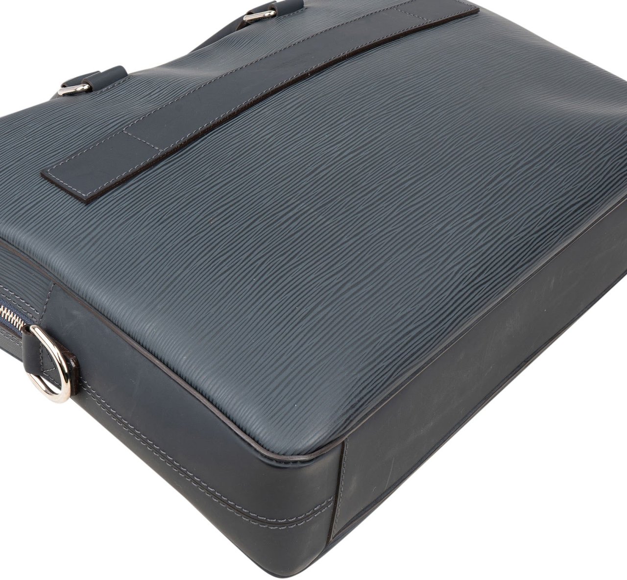 Louis Vuitton Louis Vuitton Blue Epi Leather Bassano Porte-Documents Voyage Handbag Blauw