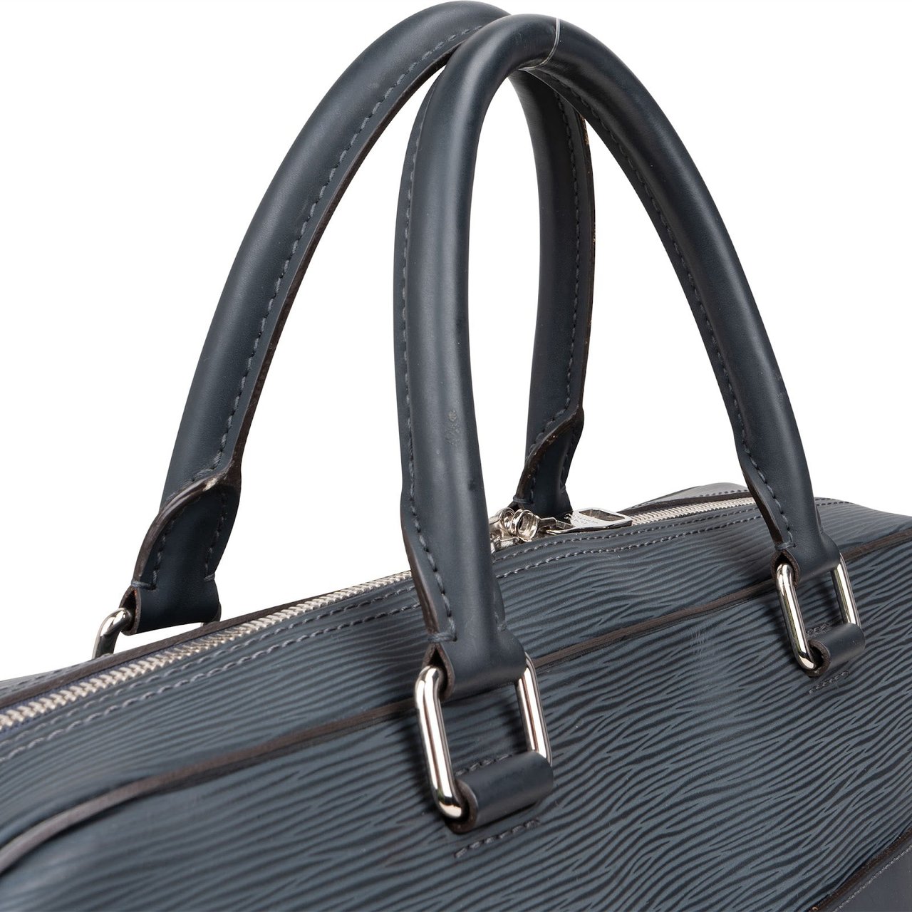 Louis Vuitton Louis Vuitton Blue Epi Leather Bassano Porte-Documents Voyage Handbag Blauw