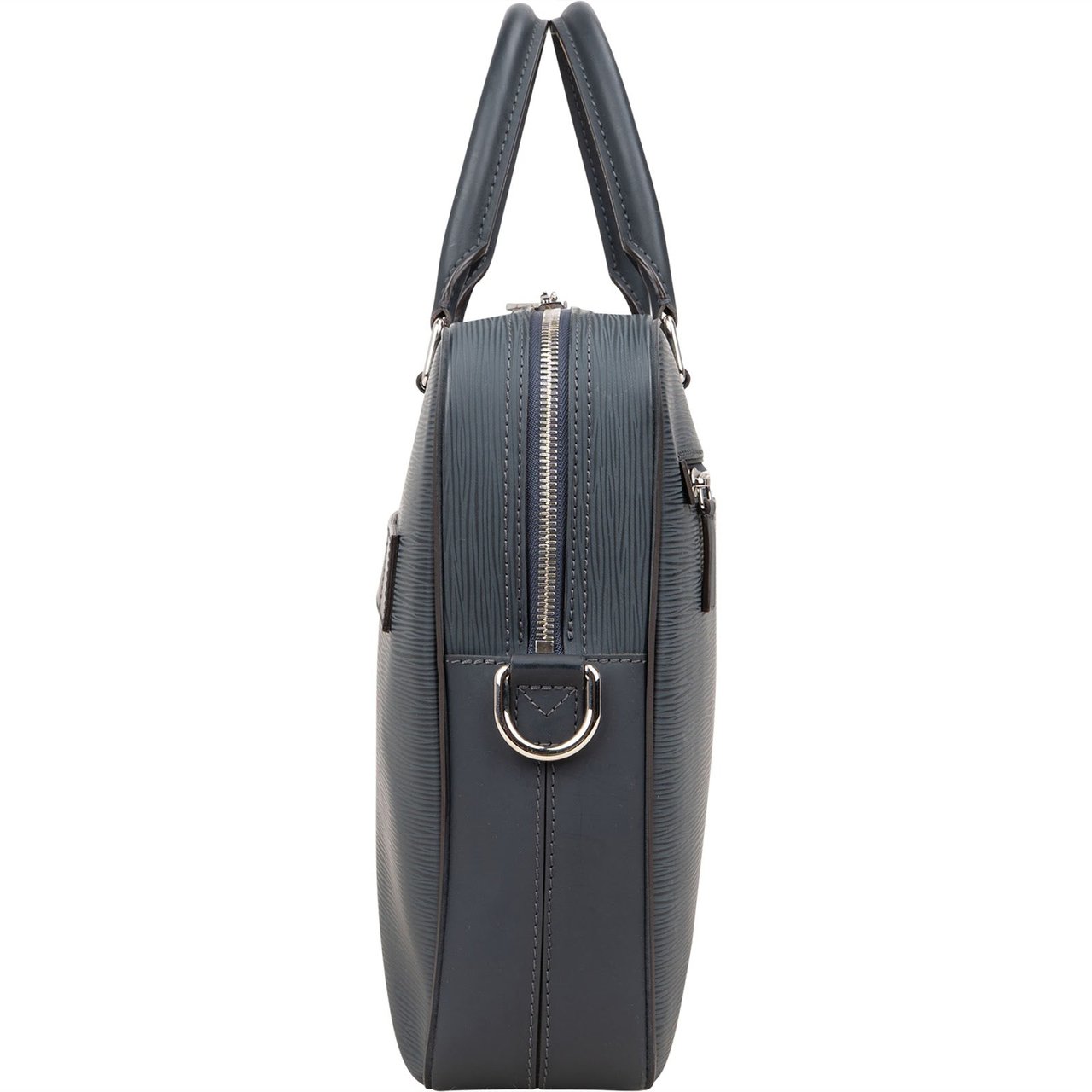 Louis Vuitton Louis Vuitton Blue Epi Leather Bassano Porte-Documents Voyage Handbag Blauw