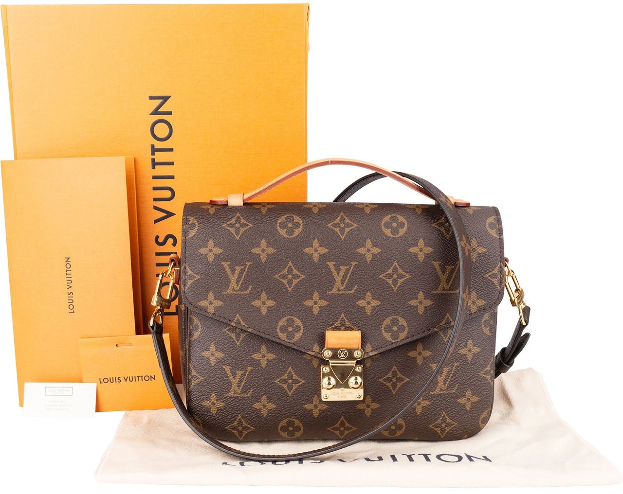 Louis Vuitton Louis Vuitton Canvas Monogram Pochette Métis Handbag Bruin