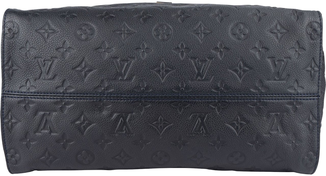 Louis Vuitton Louis Vuitton Leather Monogram Empreinte Lumineuse PM Shoulder Bag Zwart