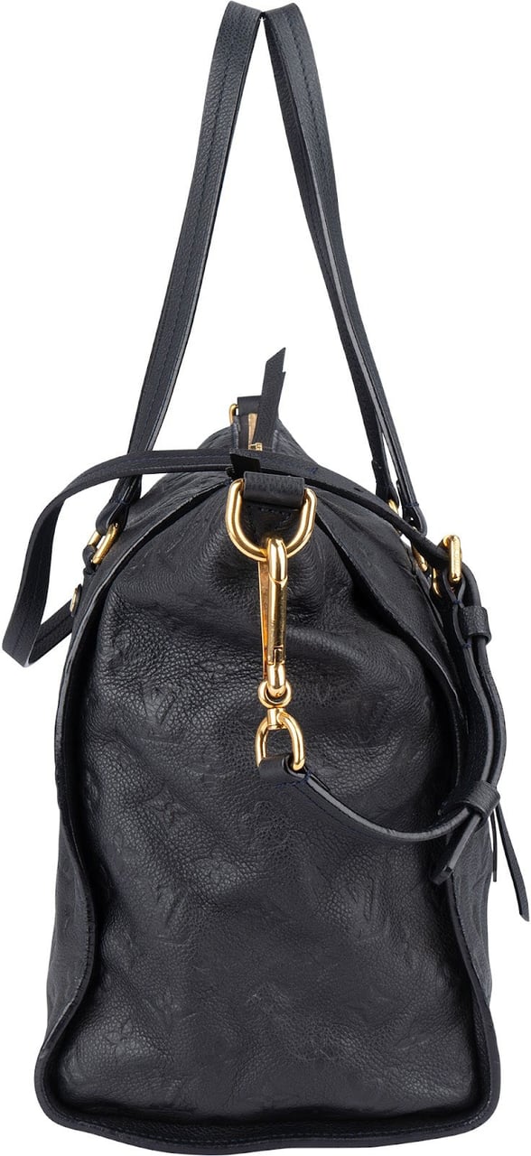 Louis Vuitton Louis Vuitton Leather Monogram Empreinte Lumineuse PM Shoulder Bag Zwart