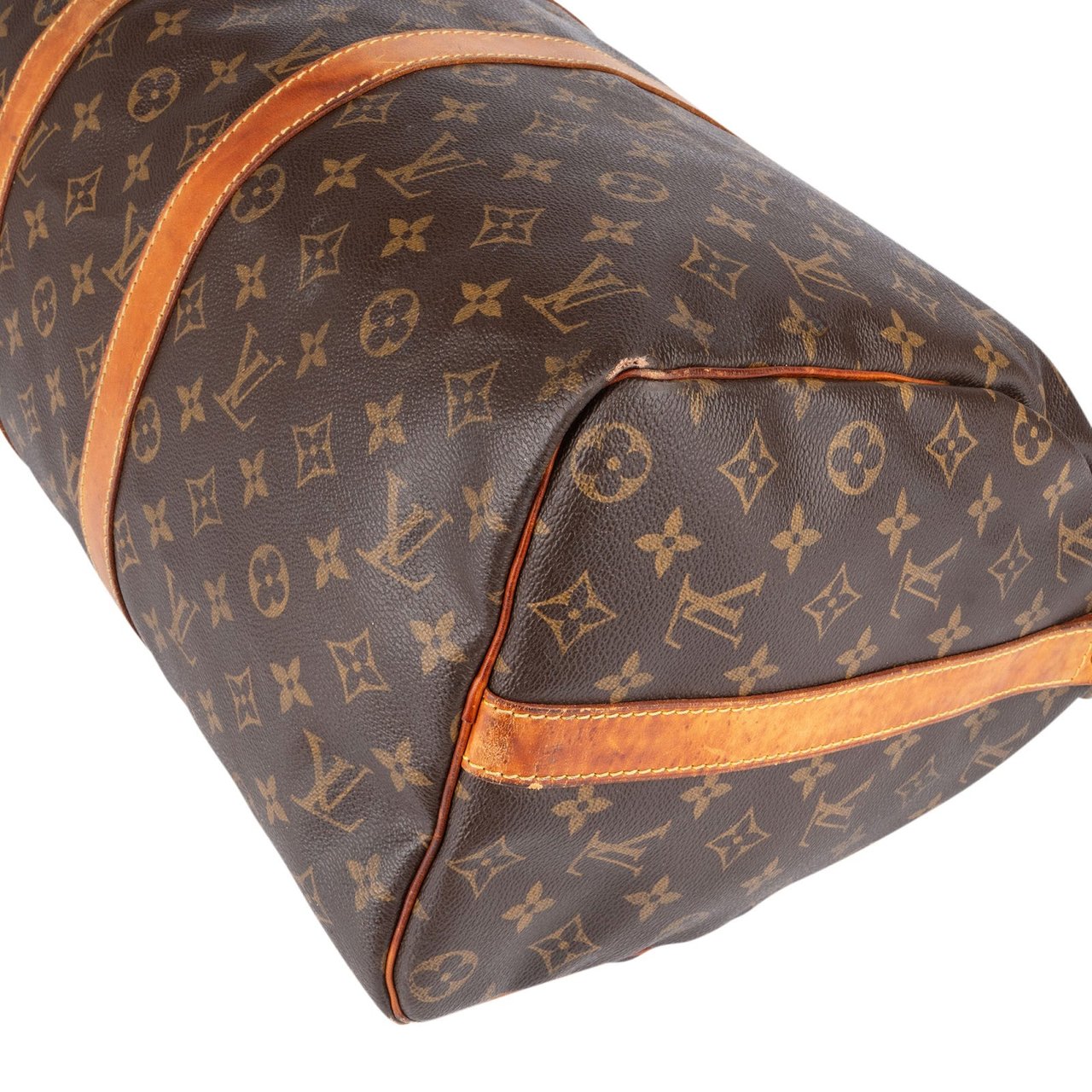 Louis Vuitton Louis Vuitton Monogram Canvas Keepall 45 Bandoulière Travel Bag Bruin