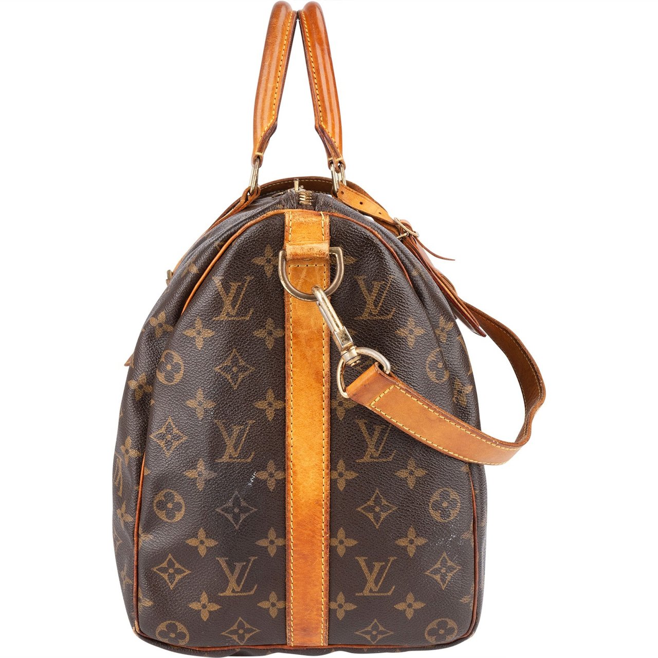 Louis Vuitton Louis Vuitton Monogram Canvas Keepall 45 Bandoulière Travel Bag Bruin