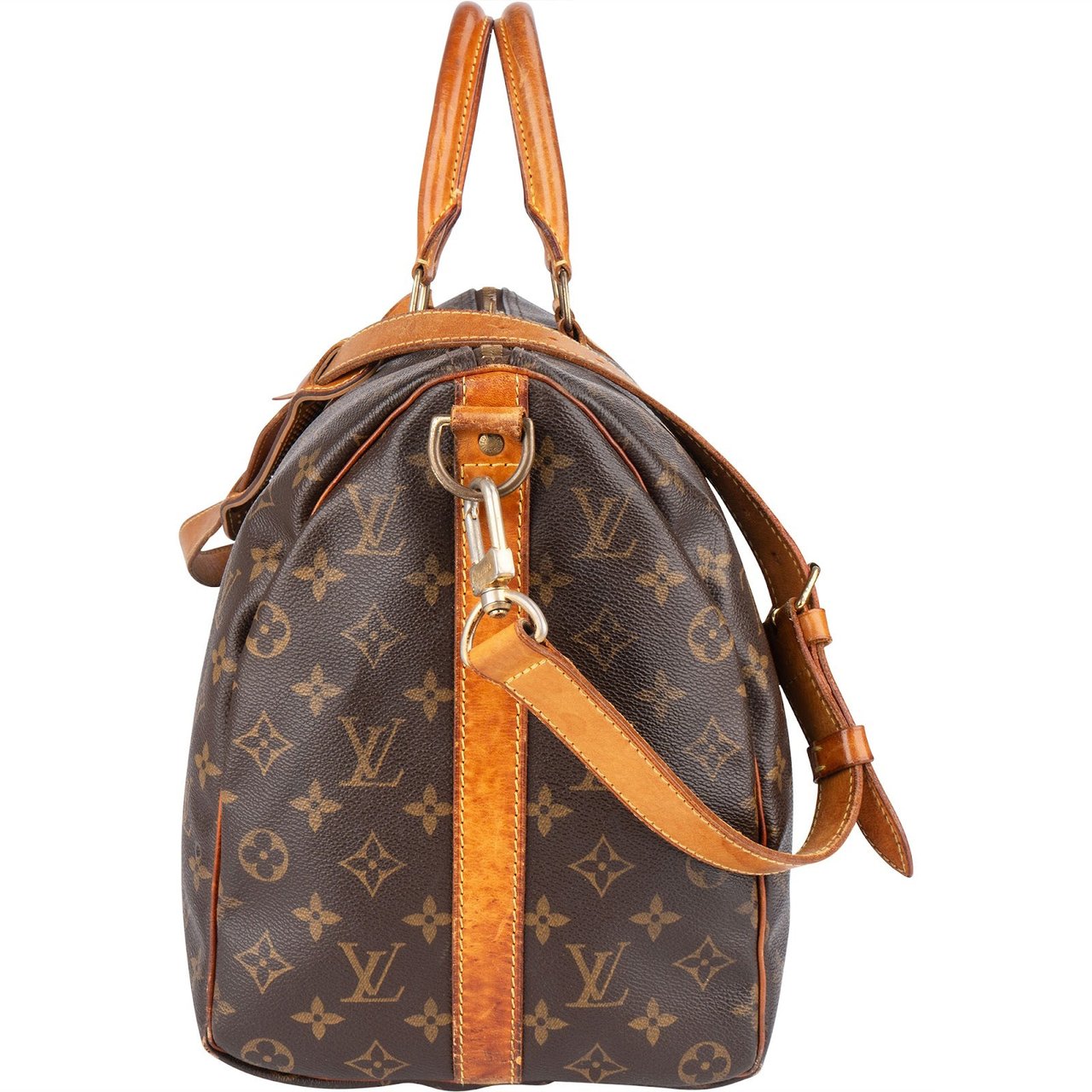 Louis Vuitton Louis Vuitton Monogram Canvas Keepall 45 Bandoulière Travel Bag Bruin