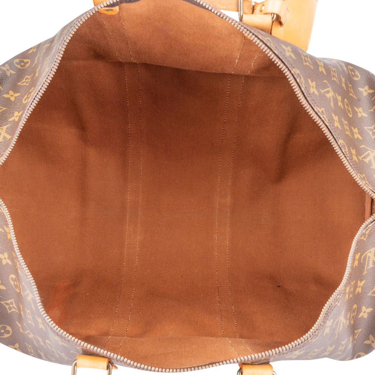 Louis Vuitton Louis Vuitton Monogram Canvas Keepall 55 Bandoulière Travel Bag Bruin