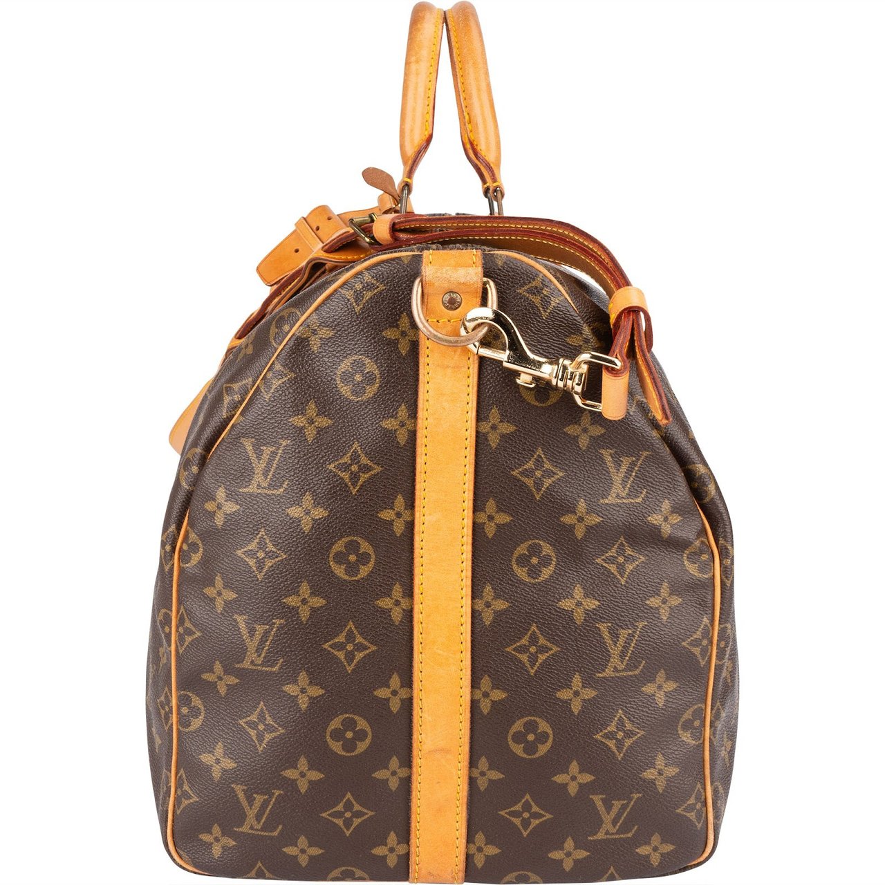Louis Vuitton Louis Vuitton Monogram Canvas Keepall 55 Bandoulière Travel Bag Bruin