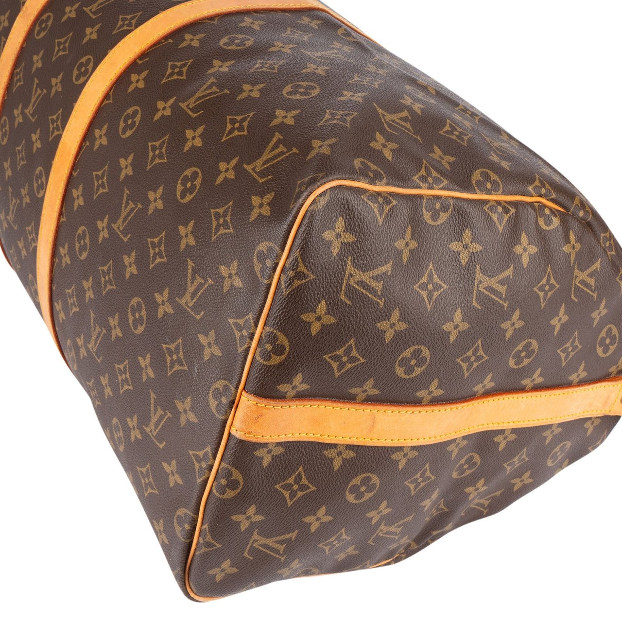 Louis Vuitton Louis Vuitton Monogram Canvas Keepall 55 Bandoulière Travel Bag Bruin