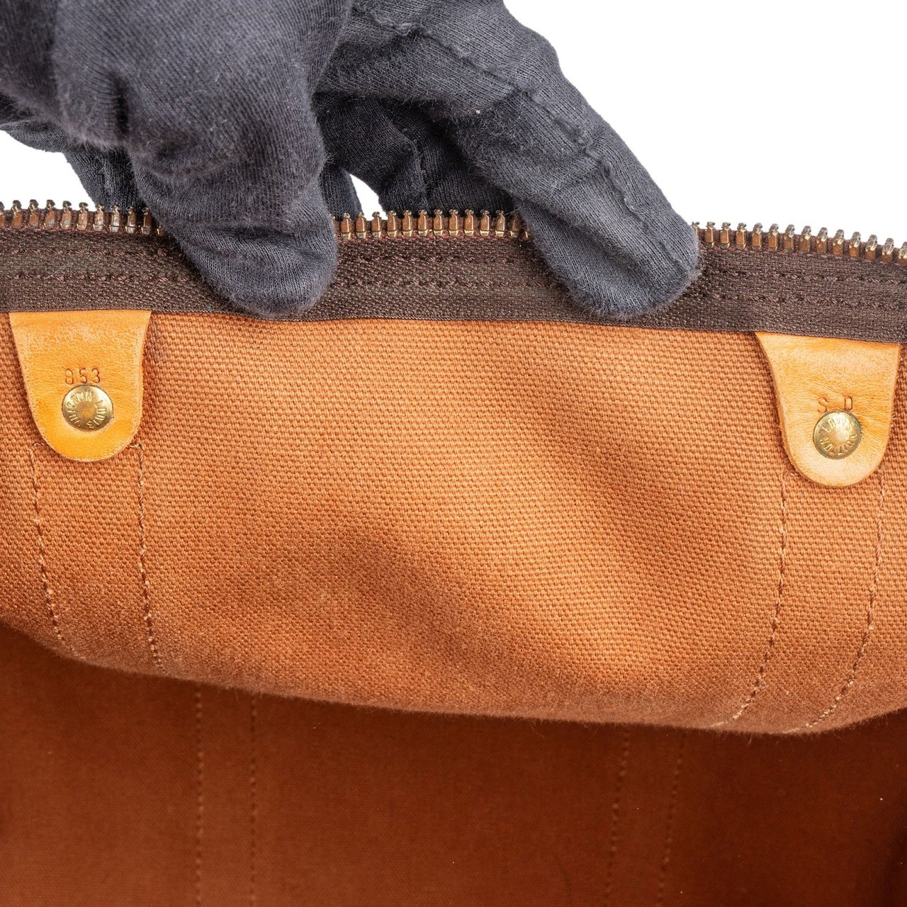 Louis Vuitton Louis Vuitton Monogram Canvas Keepall 55 Bandoulière Travel Bag Bruin