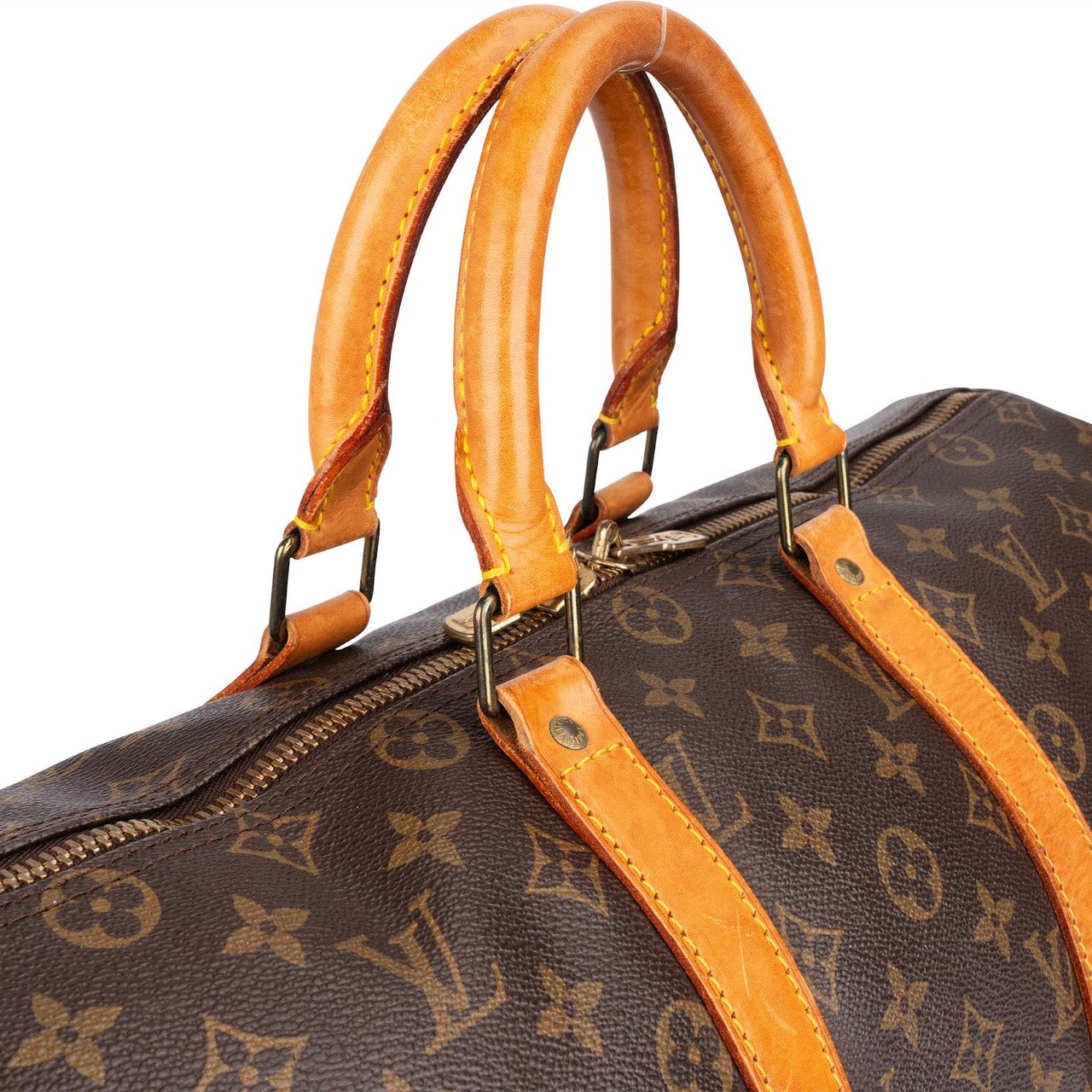 Louis Vuitton Louis Vuitton Monogram Canvas Keepall 45 Bandouliere Travel Bag Bruin
