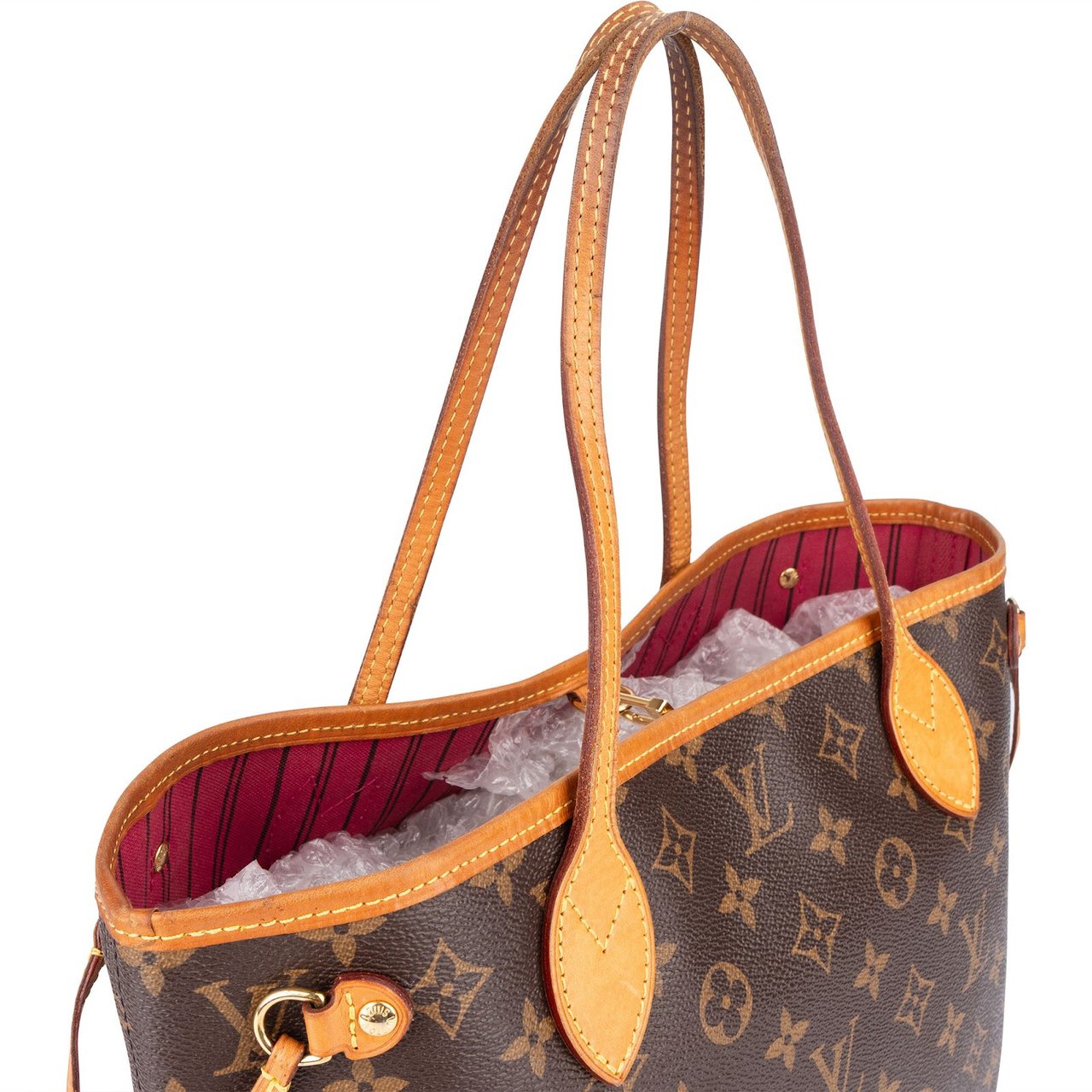 Louis Vuitton Louis Vuitton Monogram Canvas Neverfull PM Shoulder Bag Bruin